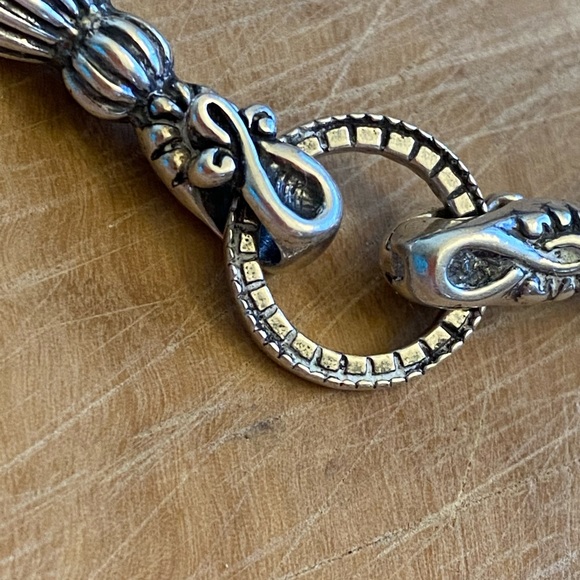 Caroline Pollack/Relios amethyst 925 sterling silver bead bracelet - Picture 8 of 10